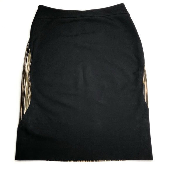 DVF Diane Von Furstenberg Silk / Wool Emma Mikado Pencil Skirt Size 2 - Picture 4 of 8